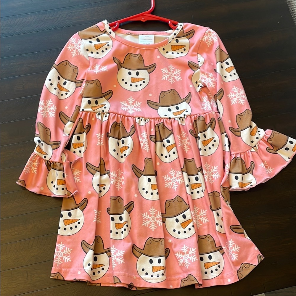 Cowboy Snowman Dress